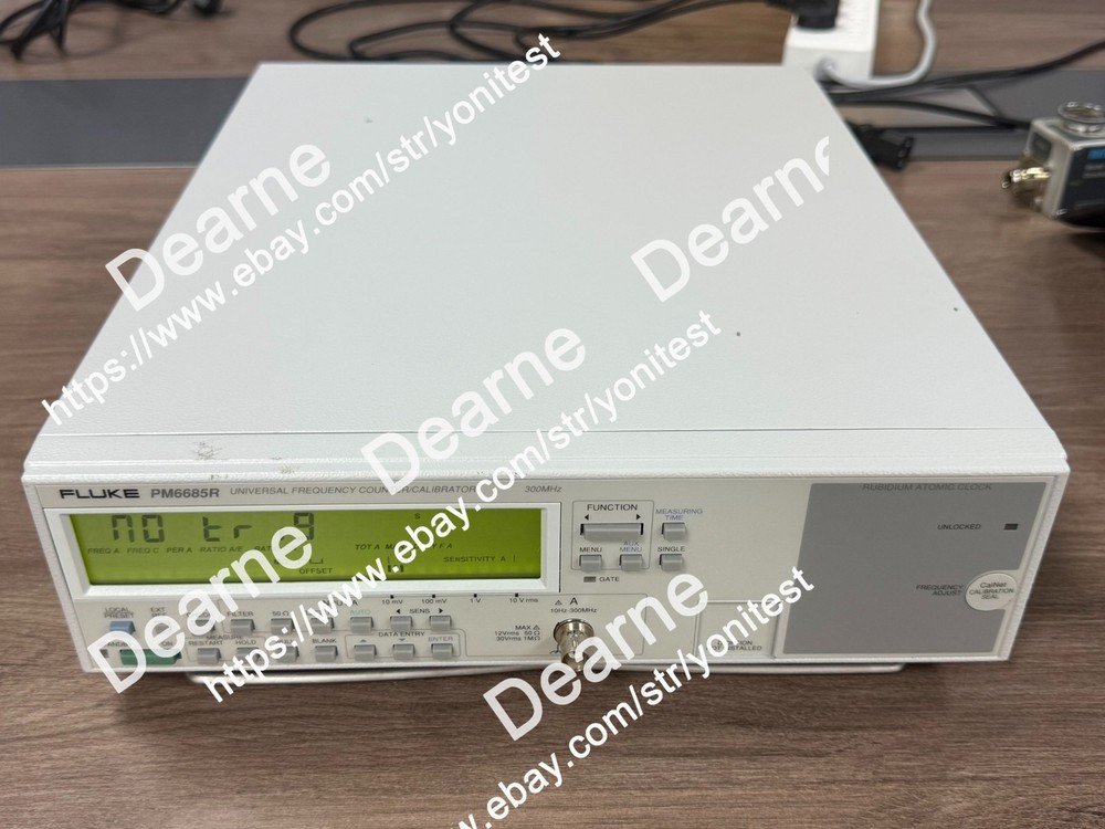 1PCS Fluke PM6685R Rubidium Clock Frequency Meter