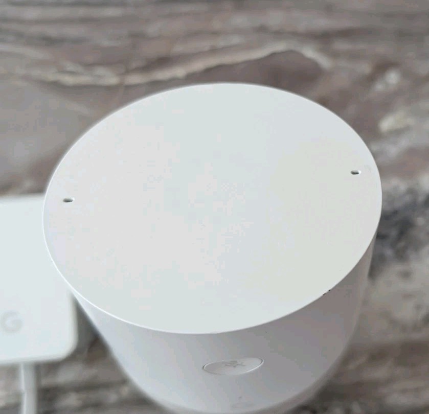 Google Home Smart Speaker Assistant w/ AC Power Cord Good Condition Tested White