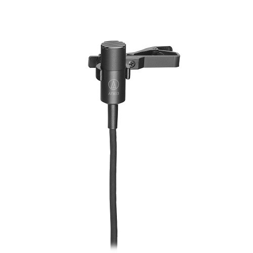 Audio-Technica 803 clip-on microphone w/ phantom power