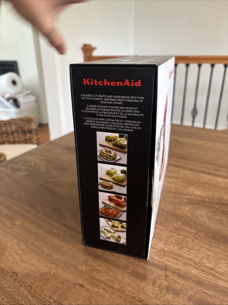 KitchenAid Vegetable Sheet Cutter Stand Mixer Attachment Thin Thick Blades