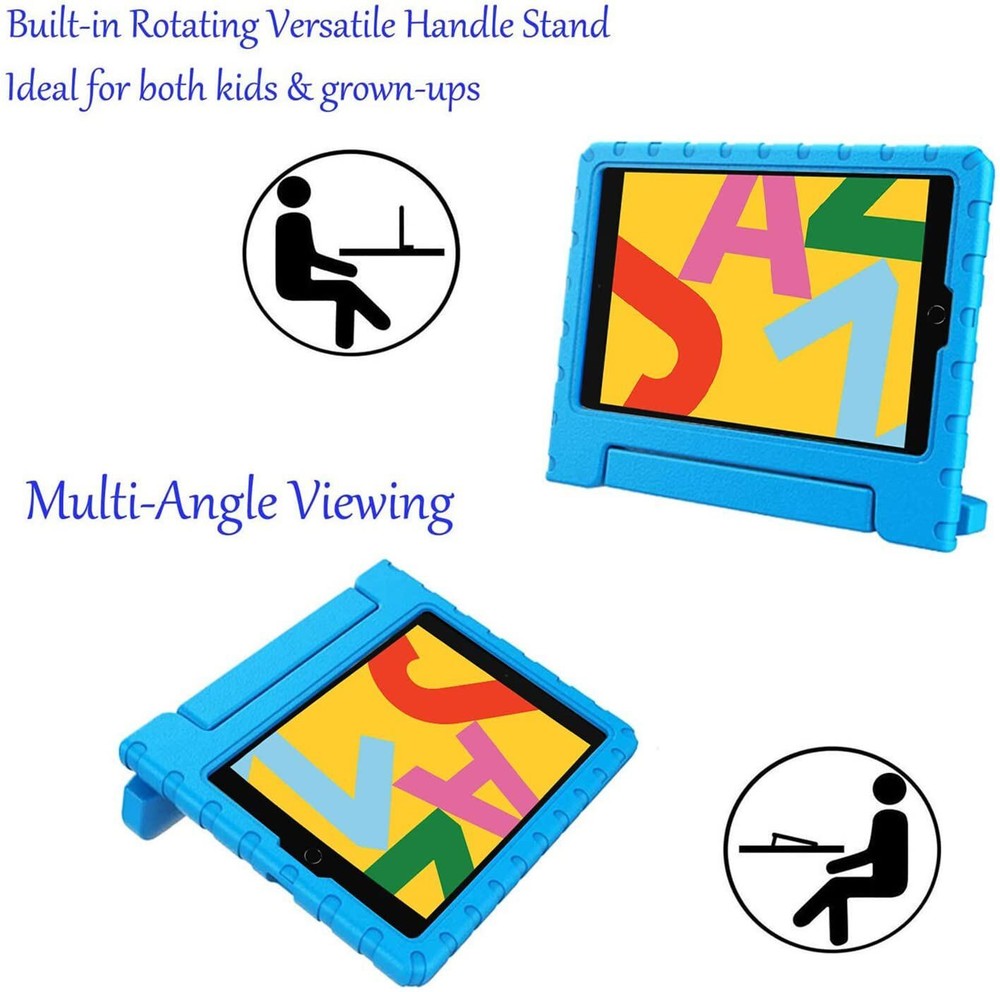 Tough Kids Shockproof EVA Case+Screen Protector For iPad 10.2" 9th/8th/7th Gen