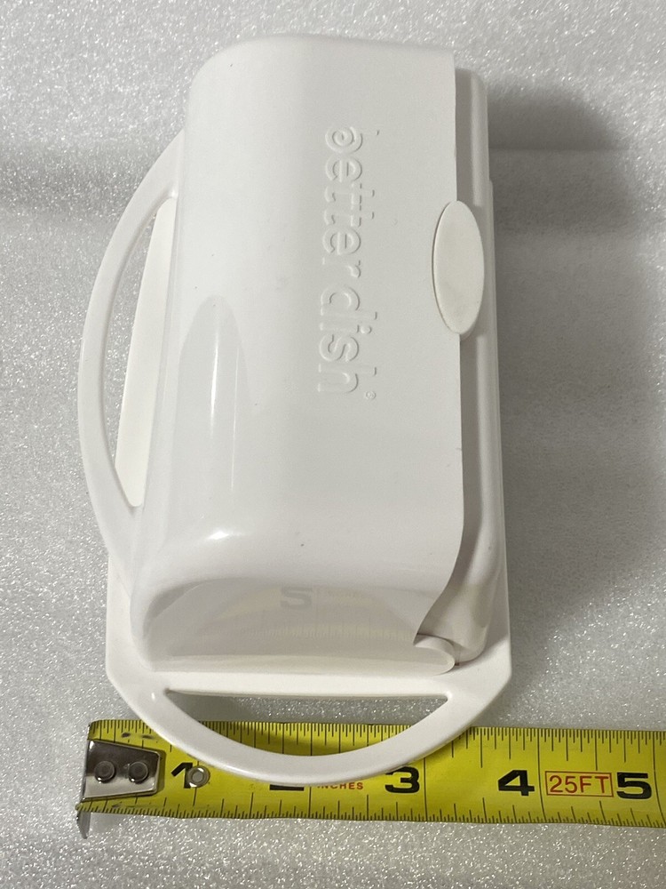 Kitchen Concepts Butter Dish Better Flip Top White Melamine EUC