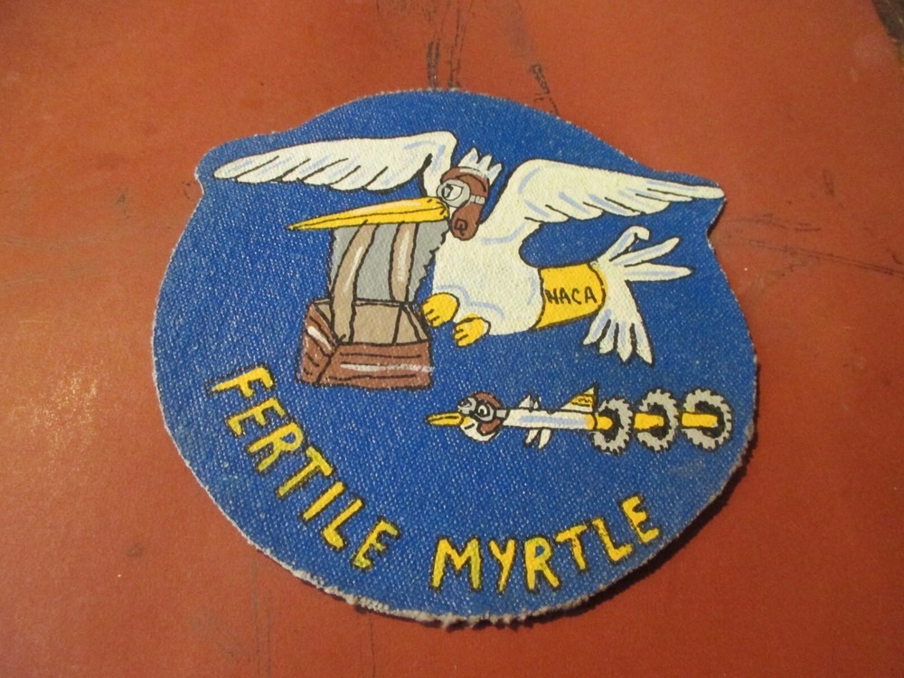 1950'S NACA FERTILE MYRTLE B-29 D558-2 LAUNCH MOTHER SHIP  FLIGHT JACKET PATCH