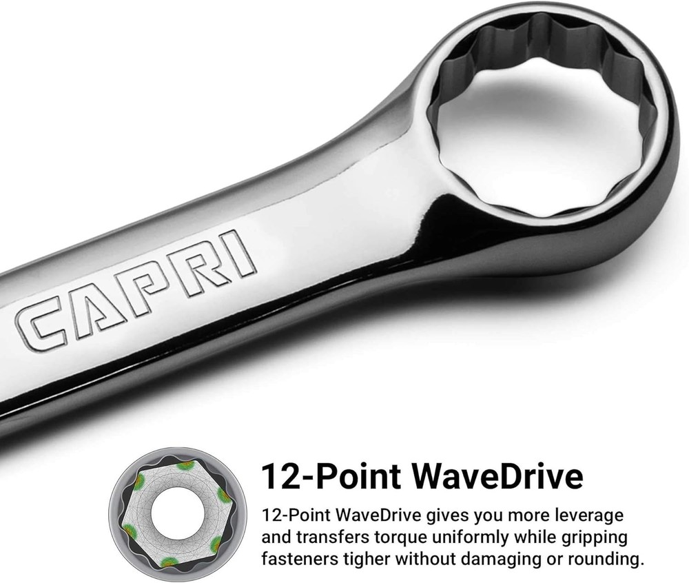 Engineered 1/4-Inch Combination Wrench – 12-Point, Chrome Vanadium Excellence