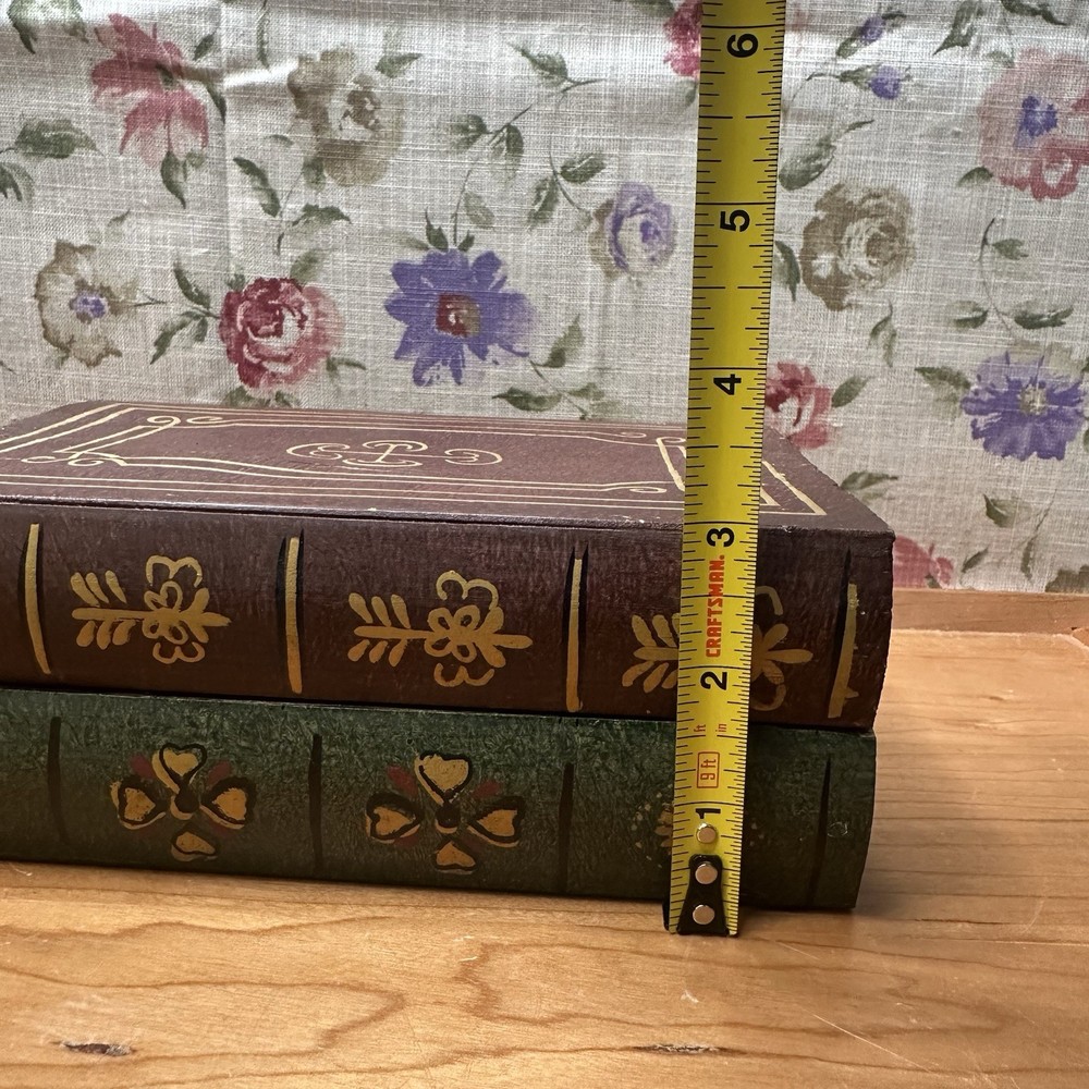 Vintage faux book box
