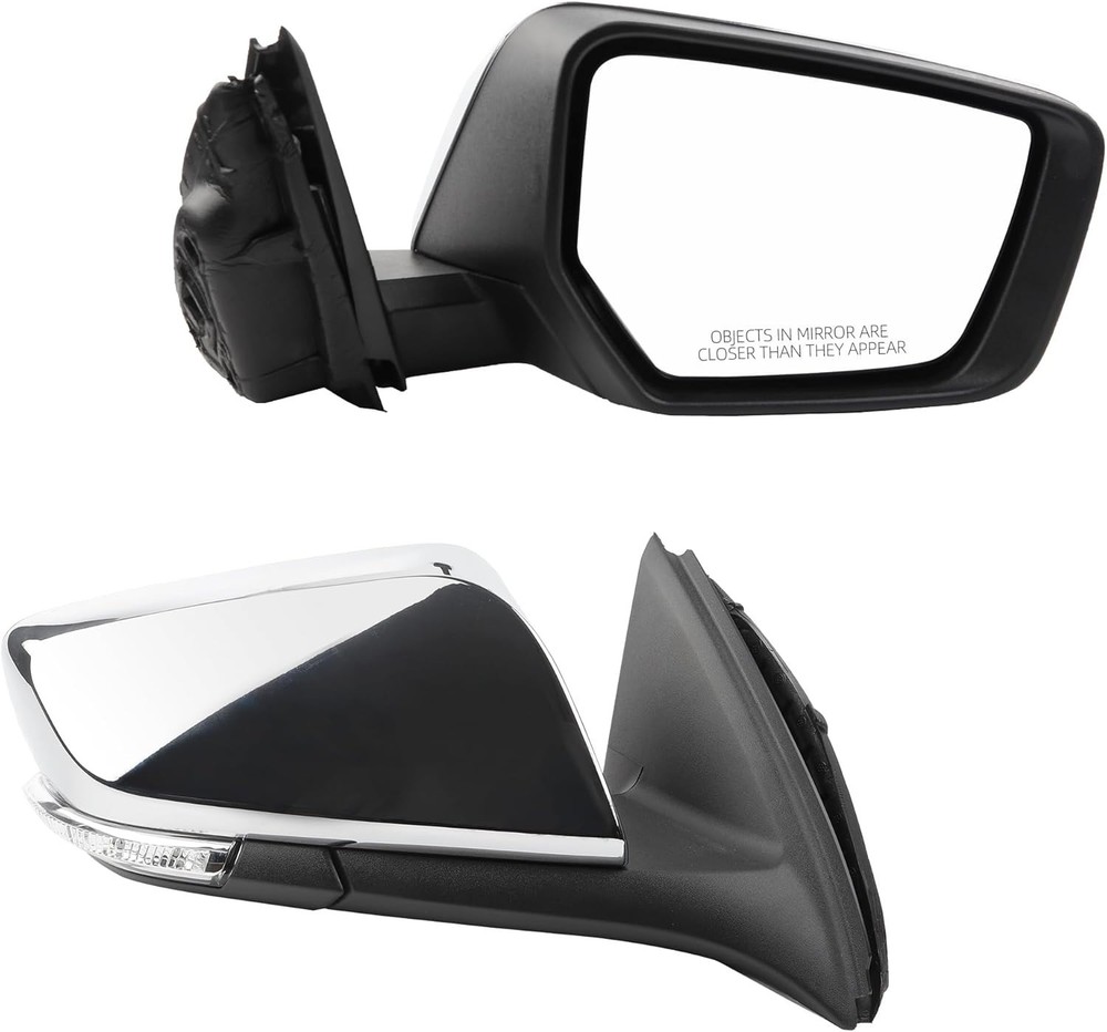 Right Mirror Compatible with Chevy Impala 2014-2020 Manual Passenger Side