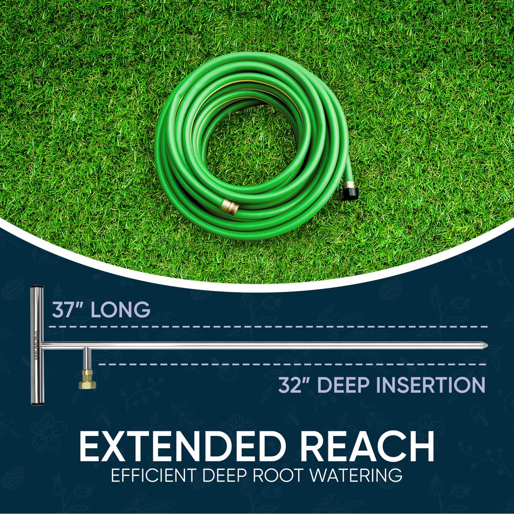 Varomorus Stainless Steel Deep Root Tree Watering Tool Irrigation System Wand