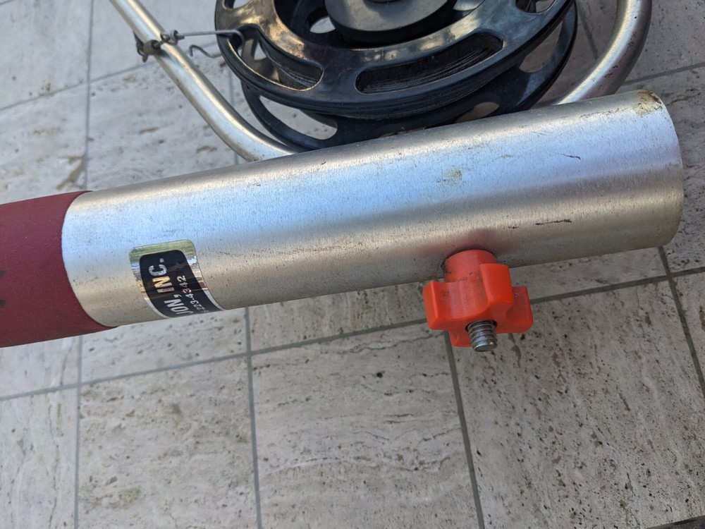 Big Jon Aluminum base Downrigger +Rod Holder