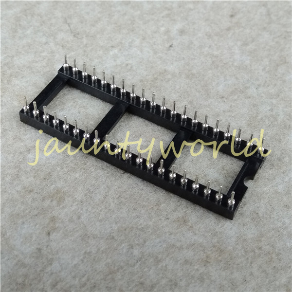 1PCS DIP IC Sockets Adaptor Round hole 40pin Pitch 2.54mm