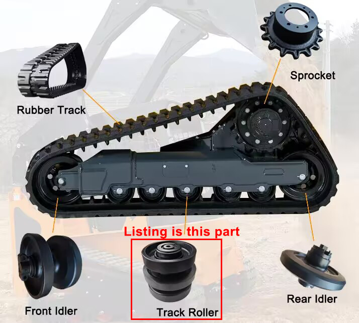 HEAVY DUTY TRACK ROLLER BOTTOM ROLLER FOR JOHN DEERE 27D EXCAVATOR/UNDERCARRIAGE