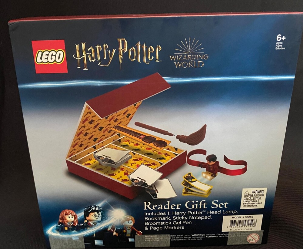 LEGO HARRY POTTER READER Gift Set FIREBOLT with HEADLAMP 53259