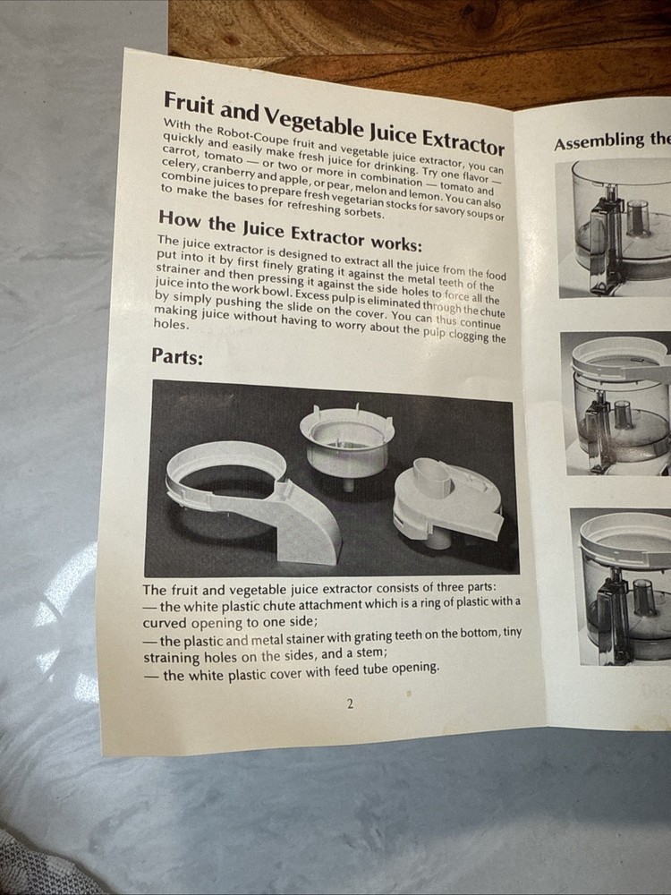 Robot Coupe RN 700 Juice Extractor Attachment RN700 RobotCoupe