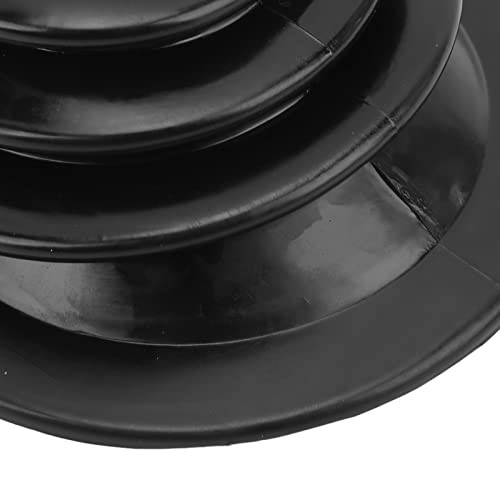 Shift Dust Cover, Universal Gear Shift Handbrake Lever Boot Plate Kit Black