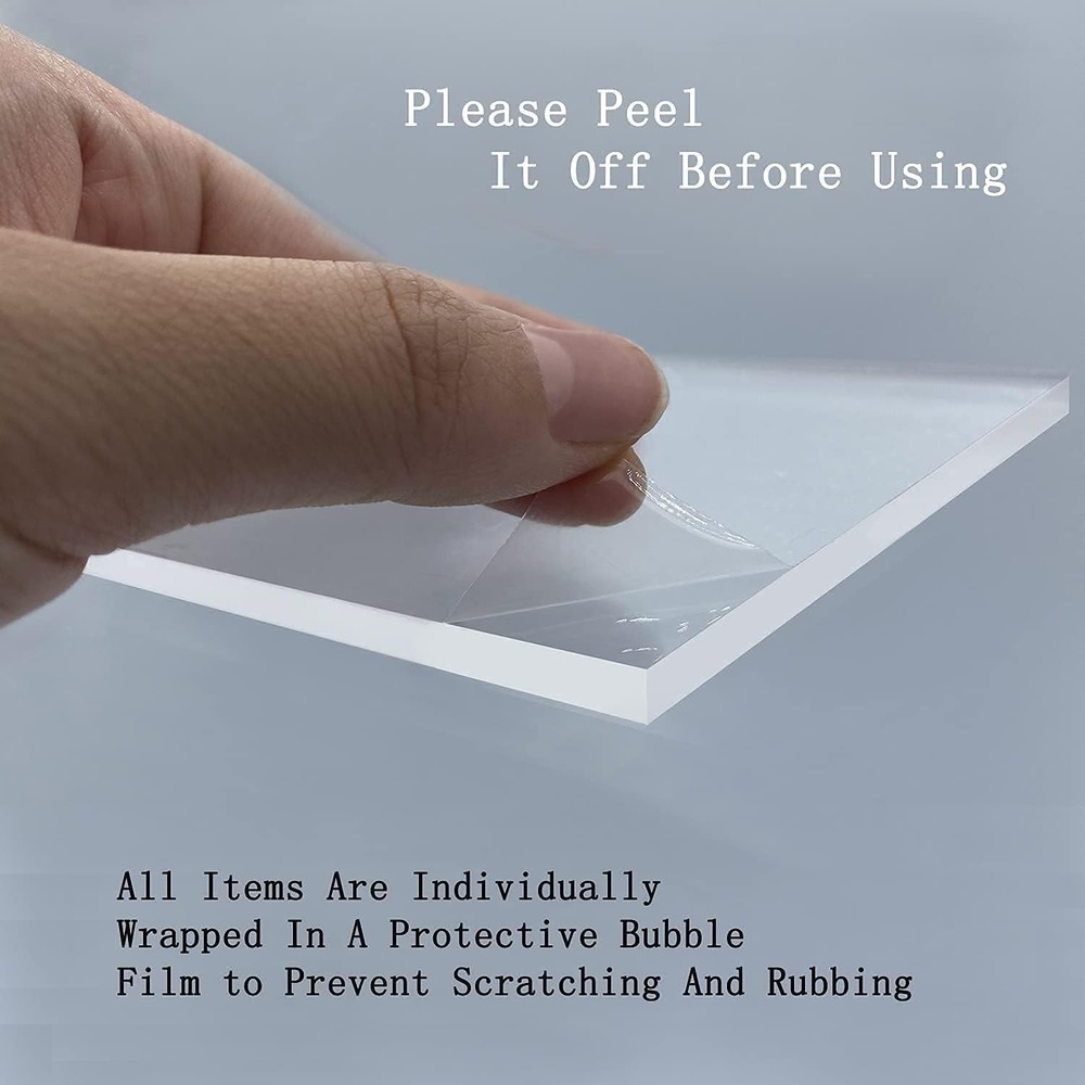 Acrylic Display Risers,Clear Display Risers Stand Small Mini Shelf 3 Tiered Cupc