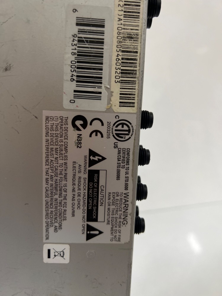 Alesis DEQ830 8 Channel Digital Graphic Equalizer Silver