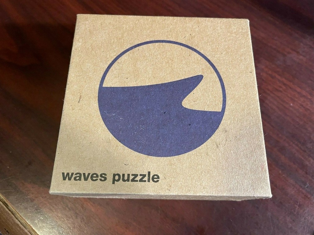 Waves Puzzle Designed By Benjamin Sachs LEVEL 5 Iridescent Acrylic 49 Pcs NEW