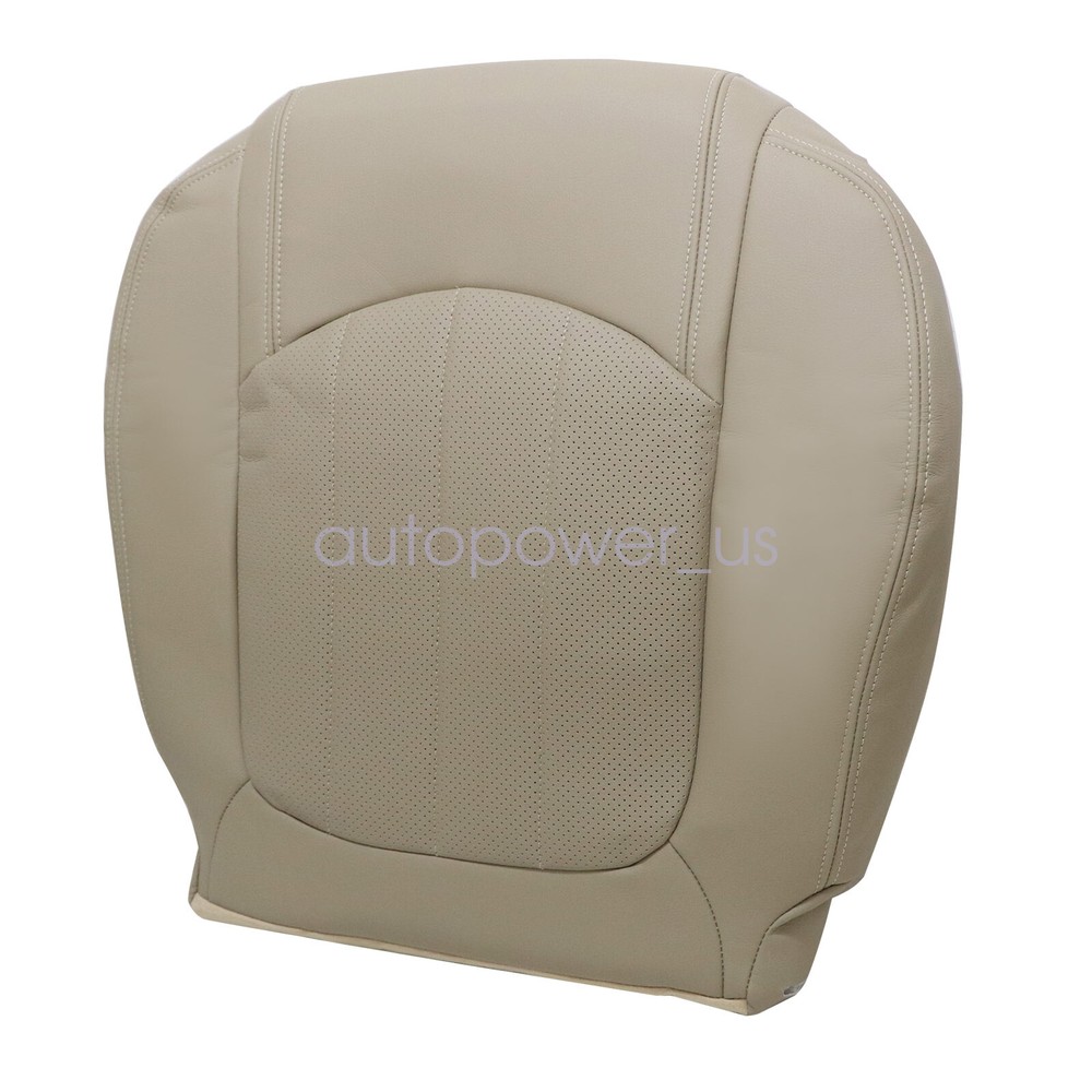 Fits 2008-2012 GMC Acadia Front Both Side Perforated Leather Seat Cover Tan 4PCS