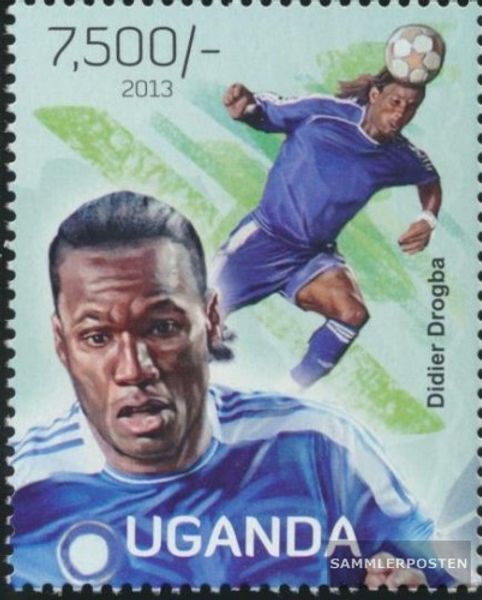 uganda 3094 (complete issue) MNH 2013 Football