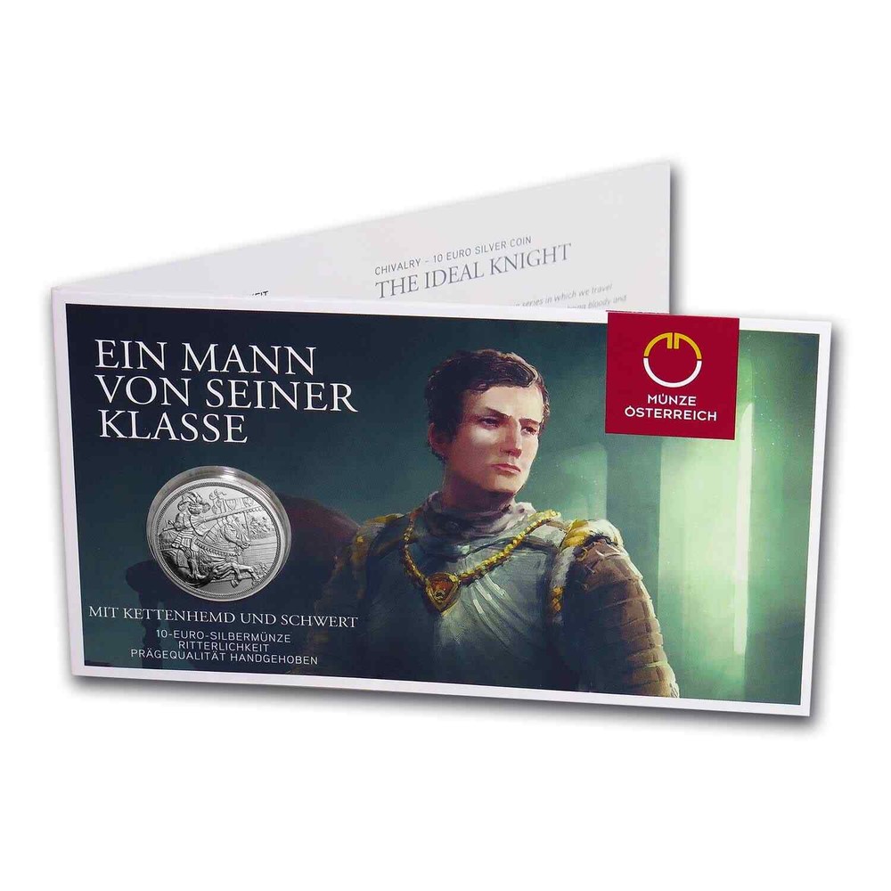 2019 Austria Silver €10 Knights' Tales (Chivalry)