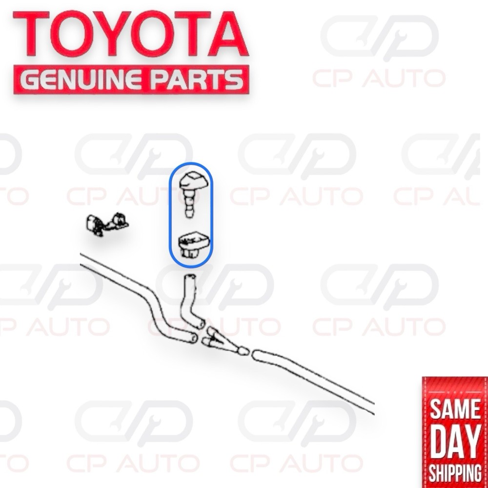 84 - 87 TOYOTA 4RUNNER FRONT WINDSHIELD WASHER FLUID SPRAYER NOZZLE OEM NEW
