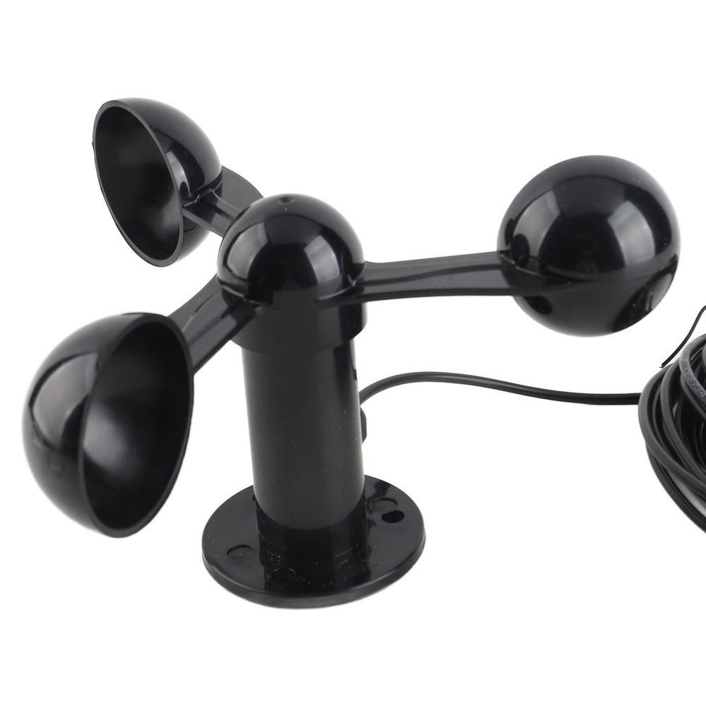 Anemometer Sensor Wind Speeds Cup With 8M Water Resistant Cable 4cm Mount