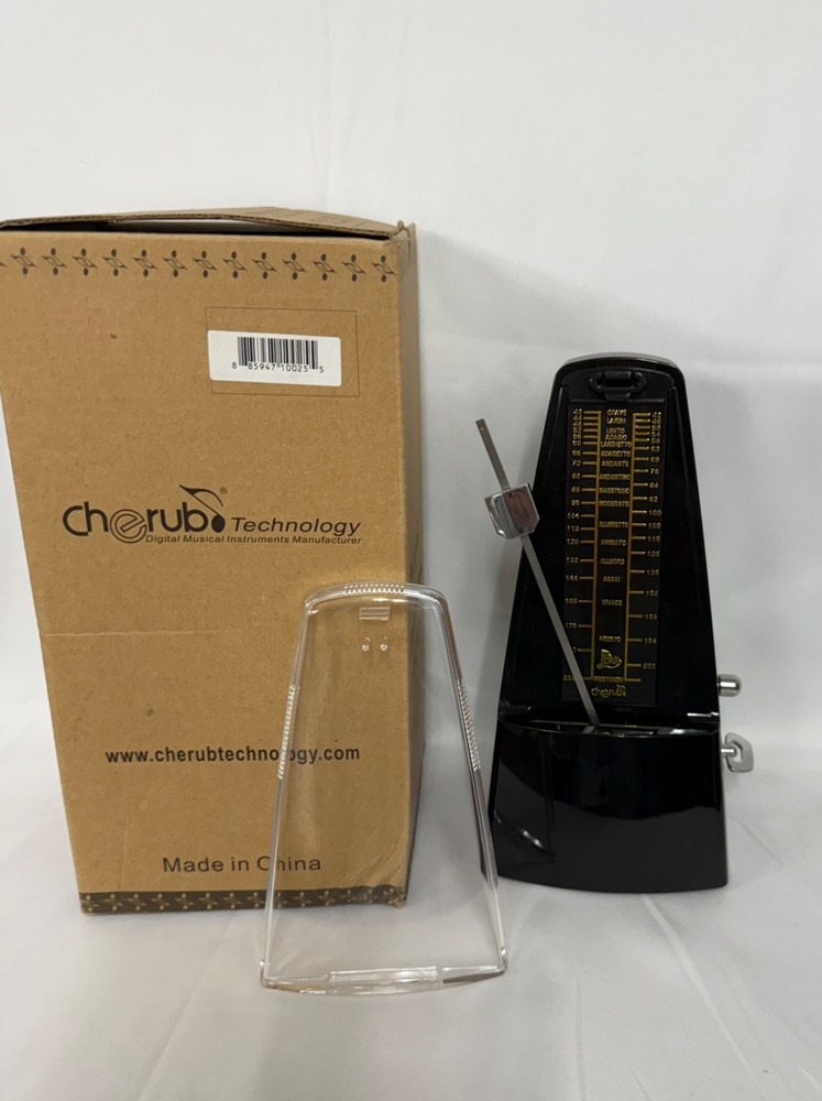 Cherub WSM-330 Precision Spring Mechanical Metronome Black