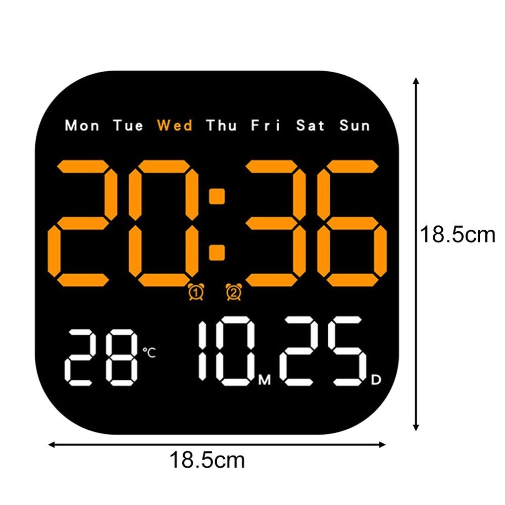 Note Same Screen Display Timing Brightness Temperature Room Desktop Clock