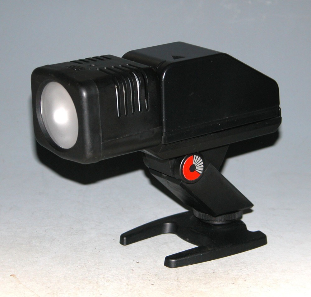 VIDEO Camcorder Light + Hot Shoe Extender w/Battery