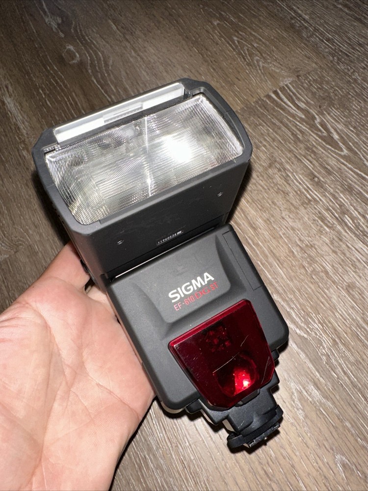Sigma EF-610 DG ST Flashgun for Canon EOS Cameras Tested Working