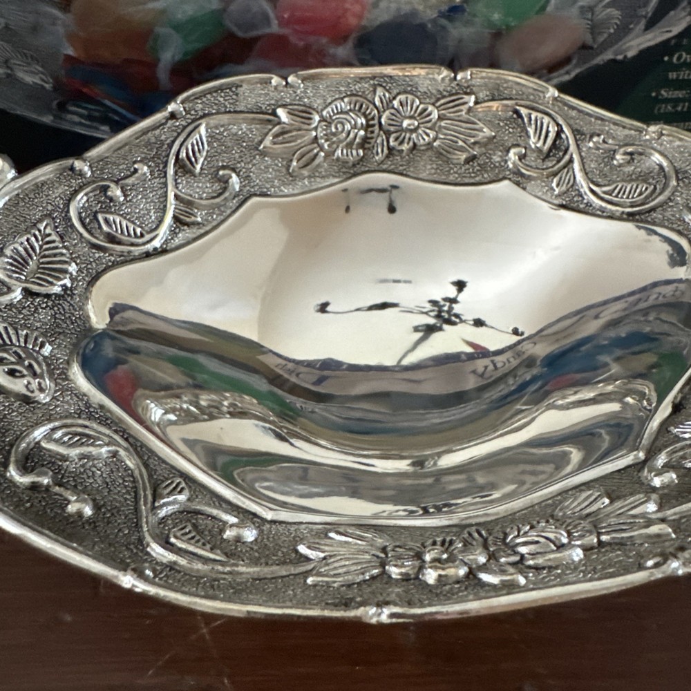 Vintage Silver-plated Footed Candy Dish