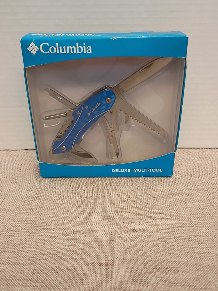 Vintage Columbia Camping Knife / Deluxe Multi-Tool 11 Tool Functions