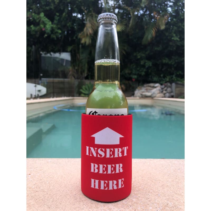 Stubby Holder to Keep Cold Can  "Insert Beer Here"