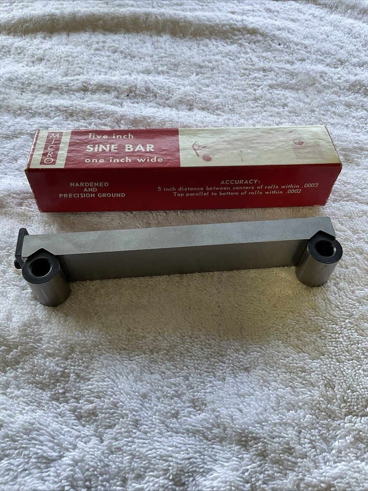MICRO 5" Sine Bar MADE IN USA !!! S1