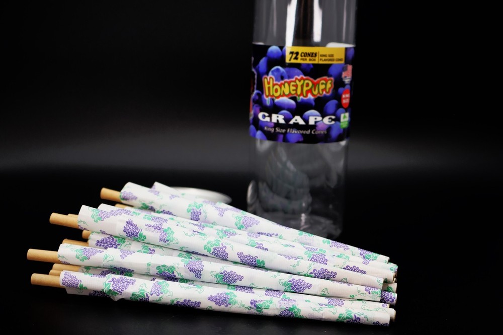 Grape! Classic King Size(72 Cones)-Grape Flavored Pre Rolled Cones With Tips