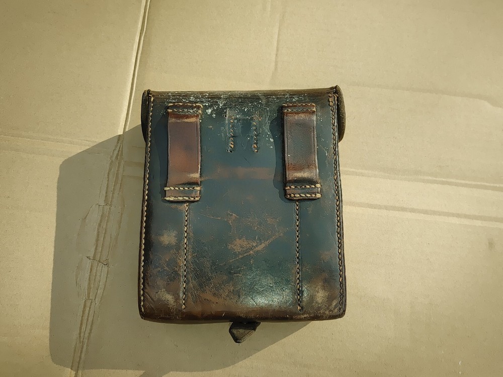 Original 1940 German Poeschl Binoculars Case leather