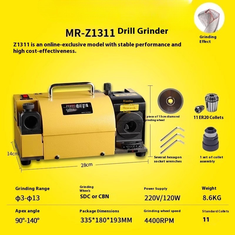 Ultimate Tool for Auger Drill Sharpening High-Precision Drill Bit Sharpener