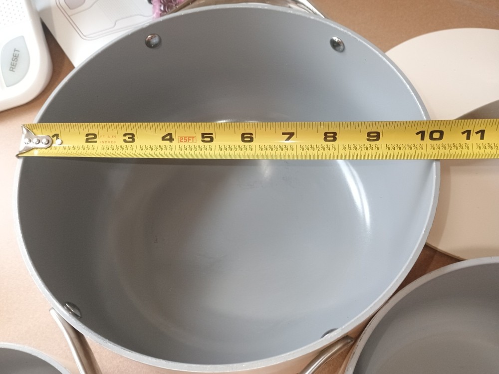 Caraway Ceramic Cookware Set – 3 pots/pans with lids