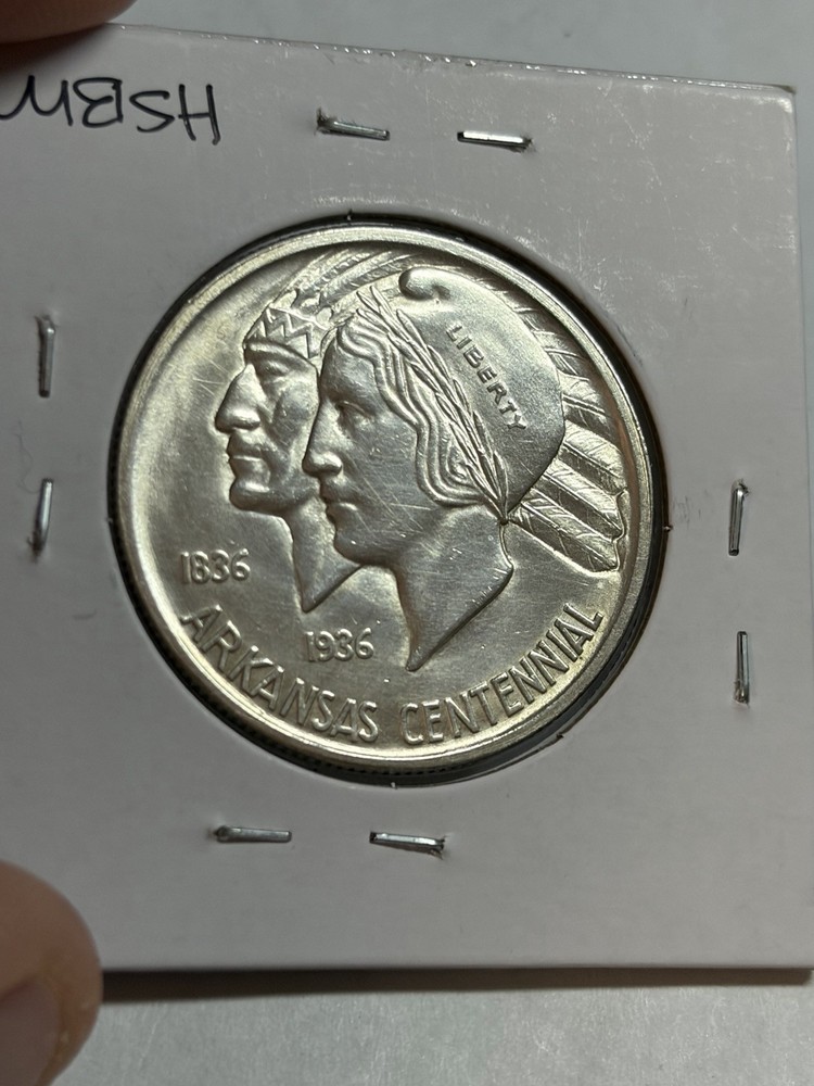 1936-D Arkansas Commemorative Half Dollar UNC Better Date