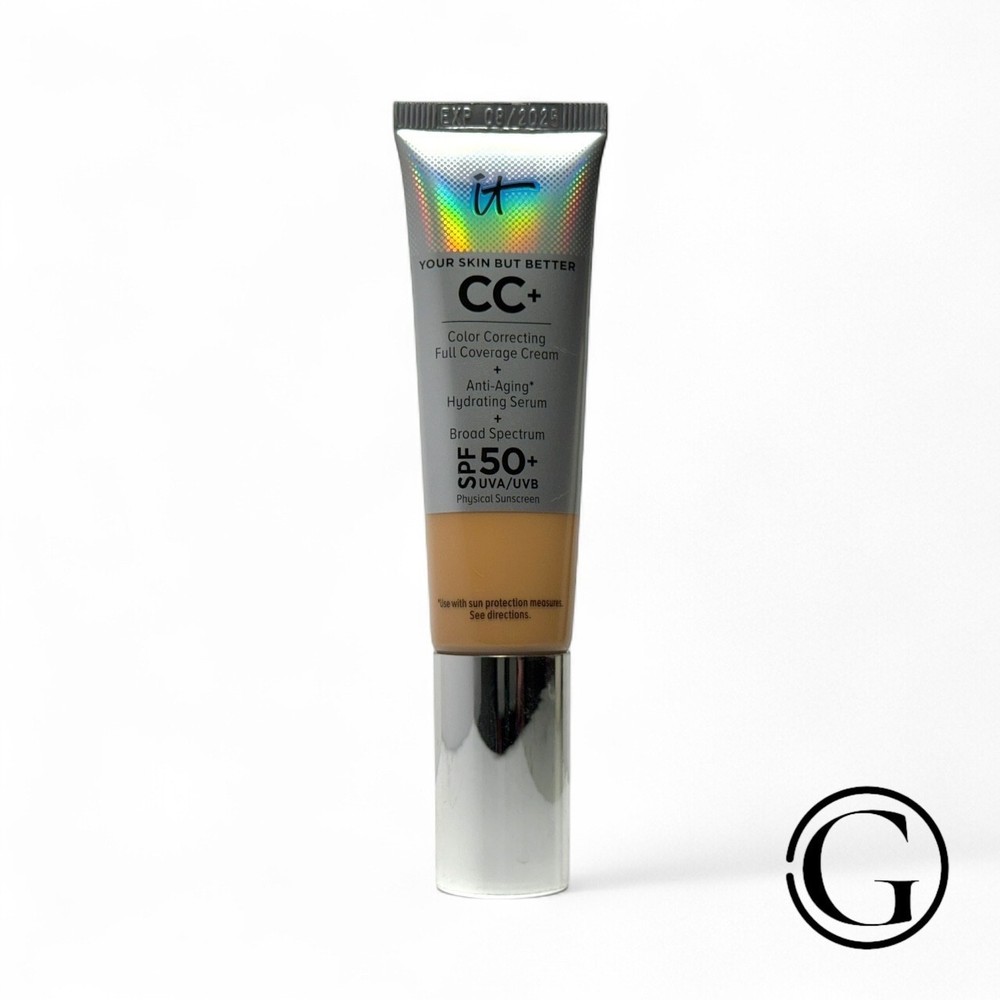 2 PACK IT Cosmetics Your Skin But Better CC Full Coverage Cream SPF50 Medium Tan
