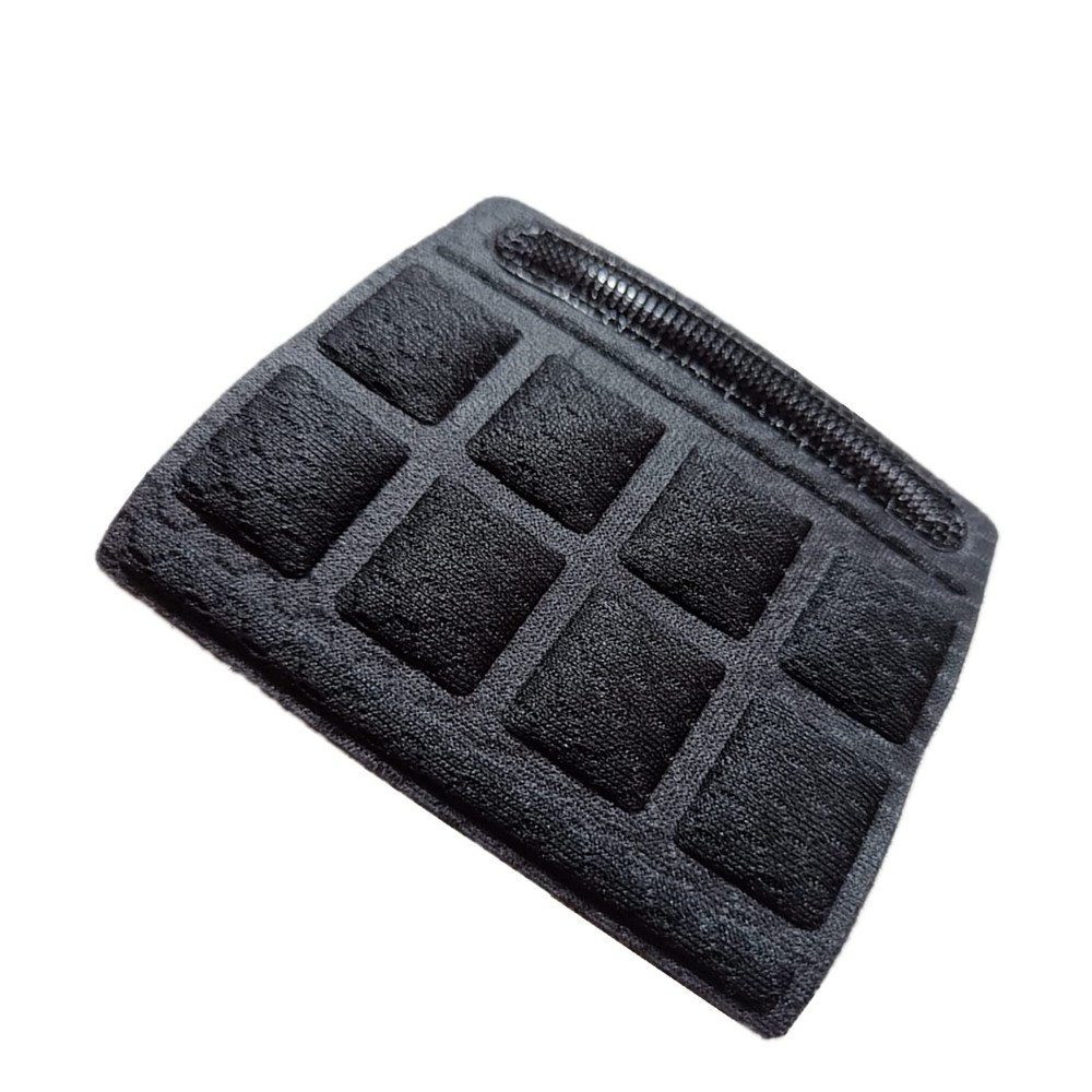 Universal Helmet Chin Pads Foam Sponge Straps Padding Replacement 4, Black