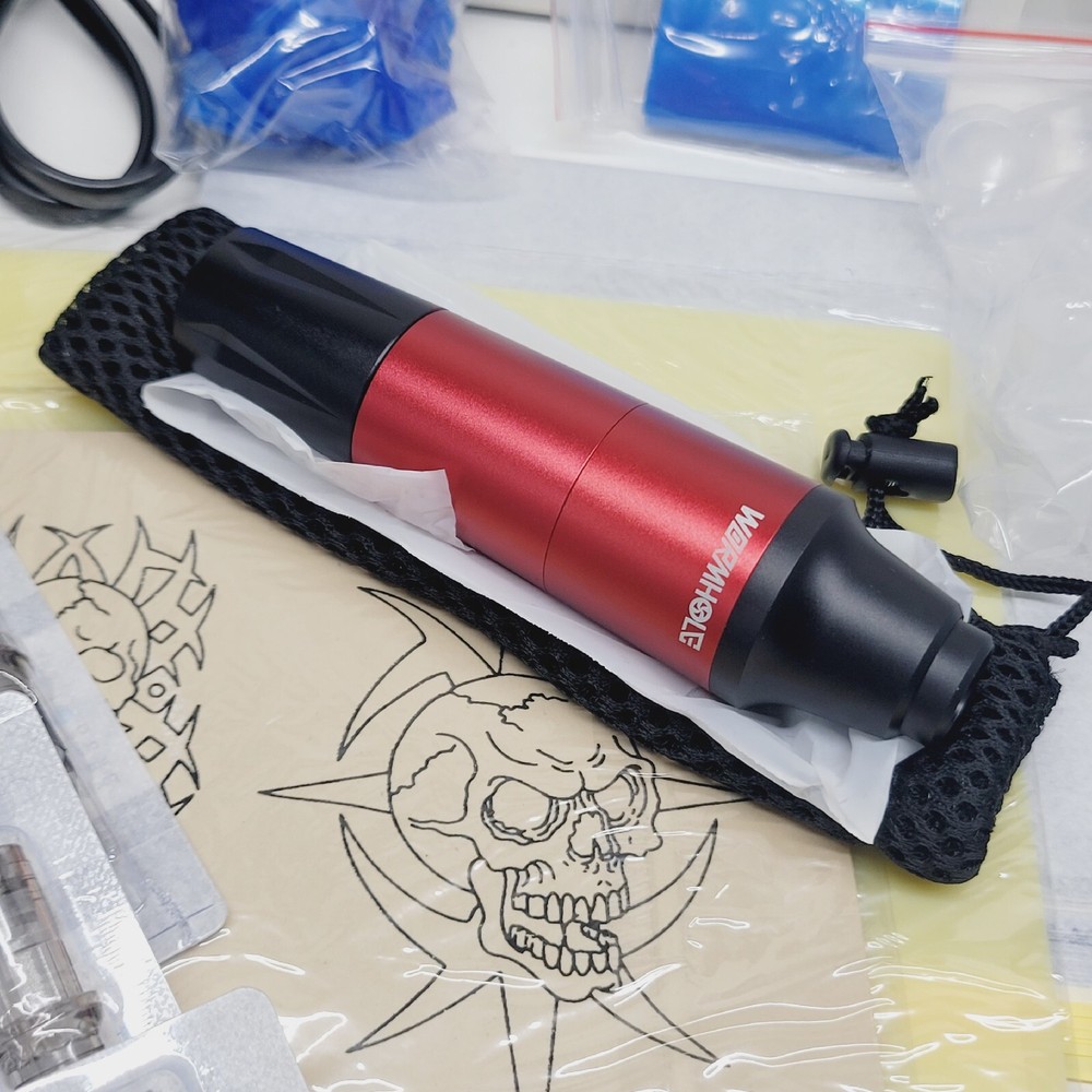 Wormhole Tatoo Pen Machine/Kit Open Box