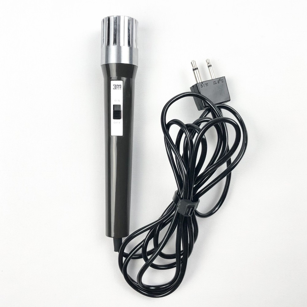 Vintage 3M Two Pin Microphone for Cassette Tape Recorder