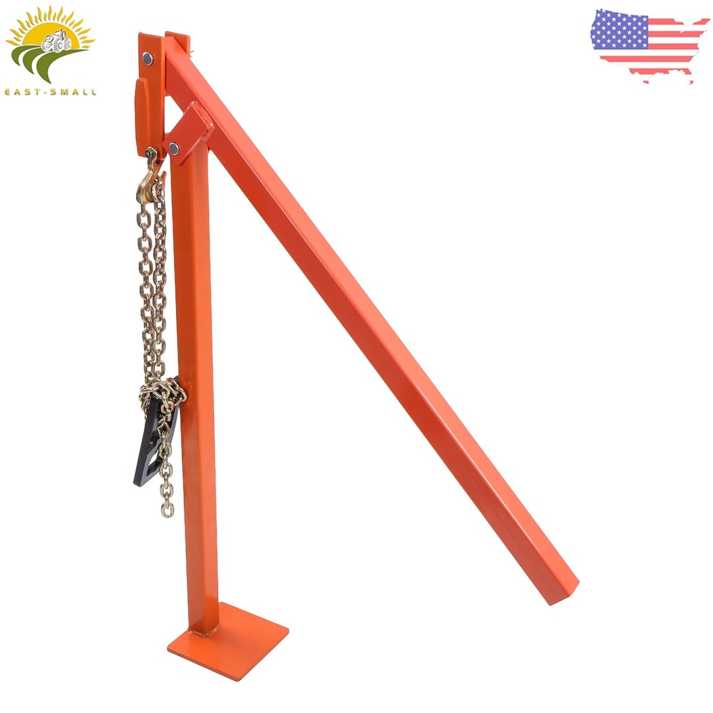 Heavy Duty Fence Post Pullers with Puller Plate & 47in Chain 36in T Post Puller