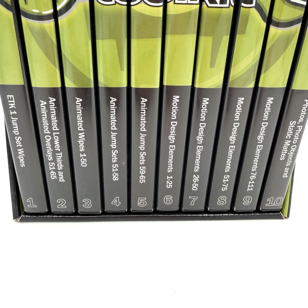 Digital Juice Editor's Toolkit Volume 2 ~ 10 DVD Set