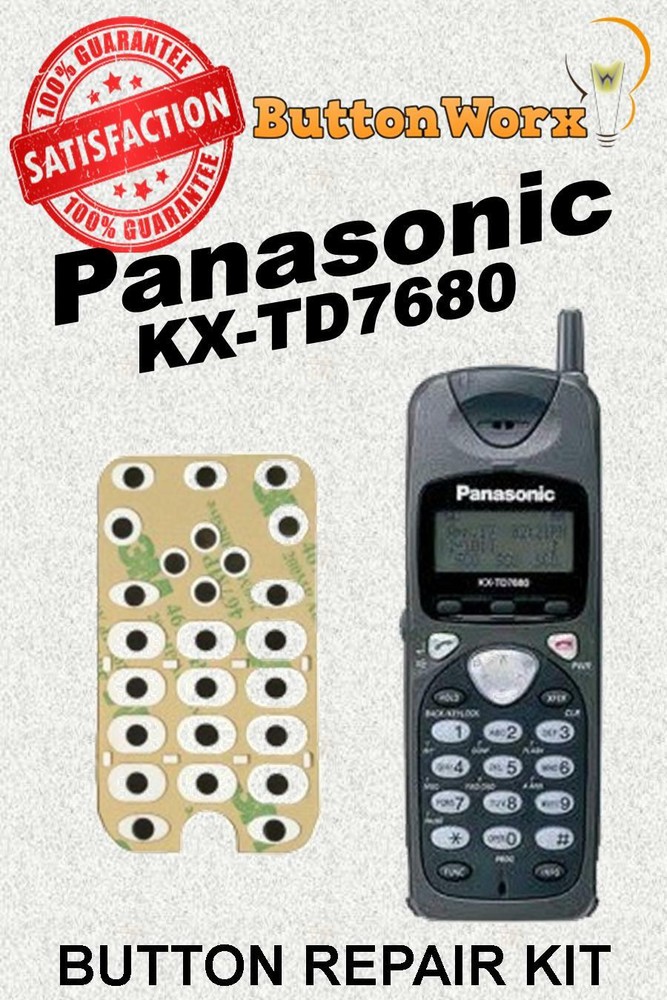 Panasonic Keypad Button Repair for KX-TD7680 ButtonWorx