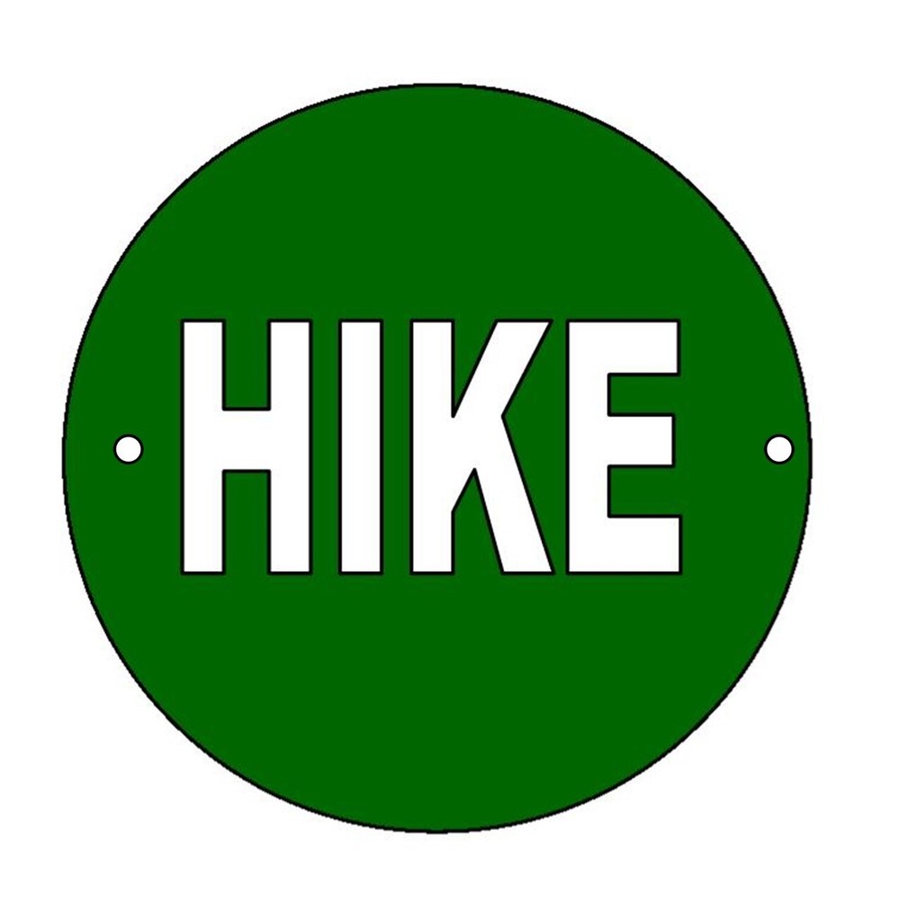 HIKE WALKING STICK MEDALLION