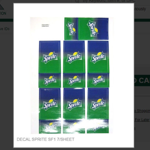 DECAL SPRITE SF1 7/SHEET # D18/19-SPR-1