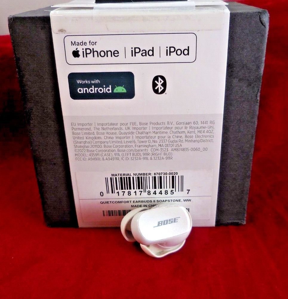 Bose QuietComfort ii Noise Cancelling True Wireless Replacement Left earbud