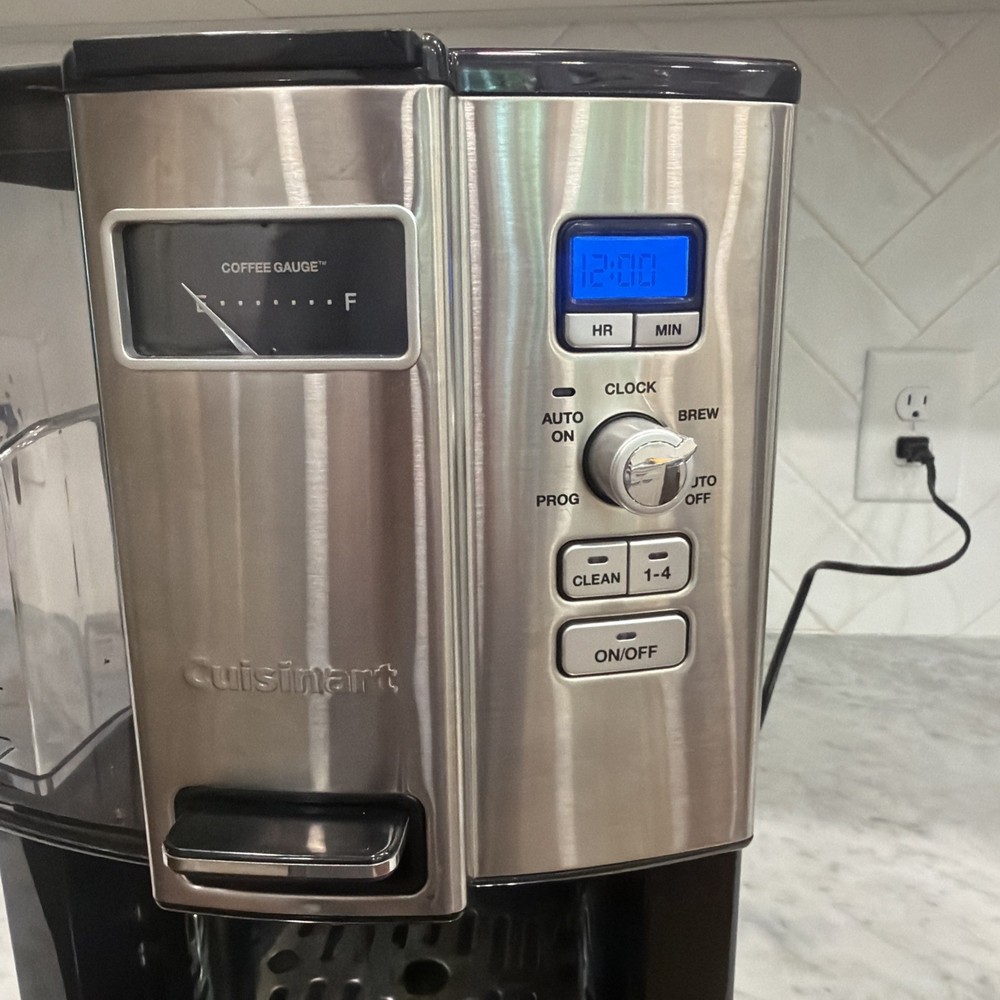Cuisinart DCC-3000 Programmable Filter Coffee Machine 12 Cup Stainless Steel