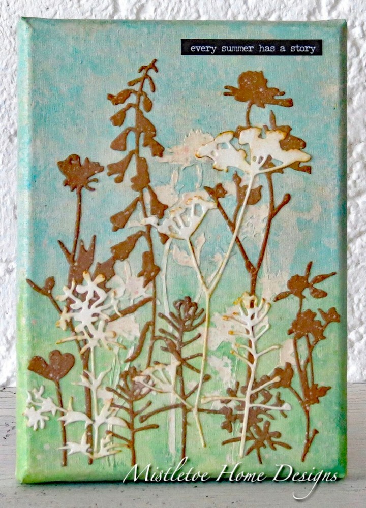 Sizzix Thinlits Wildflowers #2 #661808 7pk set Retail $22.99 designer Tim Holtz